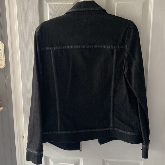 Black denim Escada Sport Designer Jacket - Picture 5 of 6